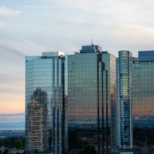 - Media & Public Relations | Bear Atlantic Group Aerial view of commercial and residential buildings